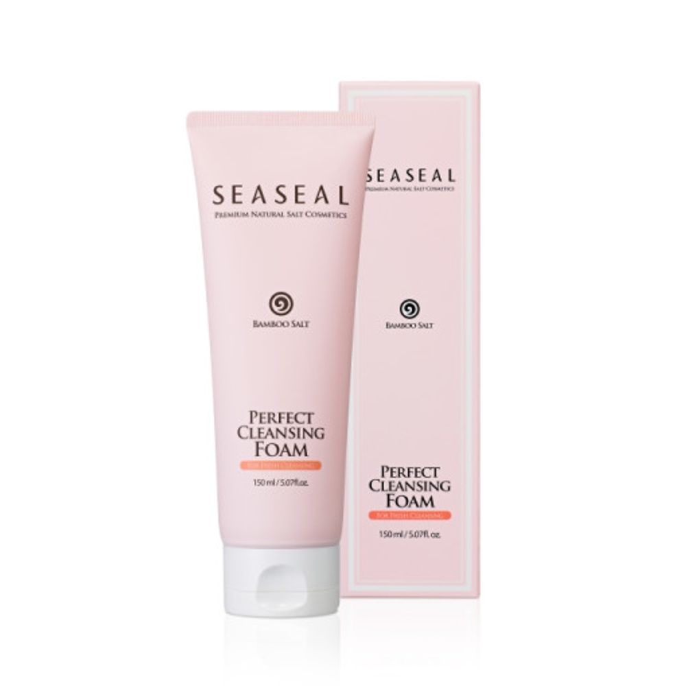 [INSAN BAMB00 SALT] SEASEAL BAMBOO SALT PERFECT CLEANSING FOAM 150ml-Made in Korea